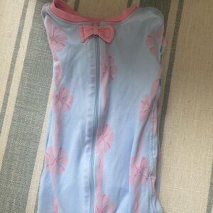 The Beaufort Bonnet Company Blue and Pink Kids Footie